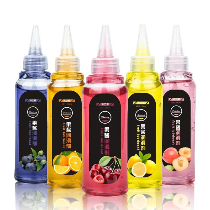 150mL Water Based Fruit Jam Sex Lubricant For Anal Oral Sex