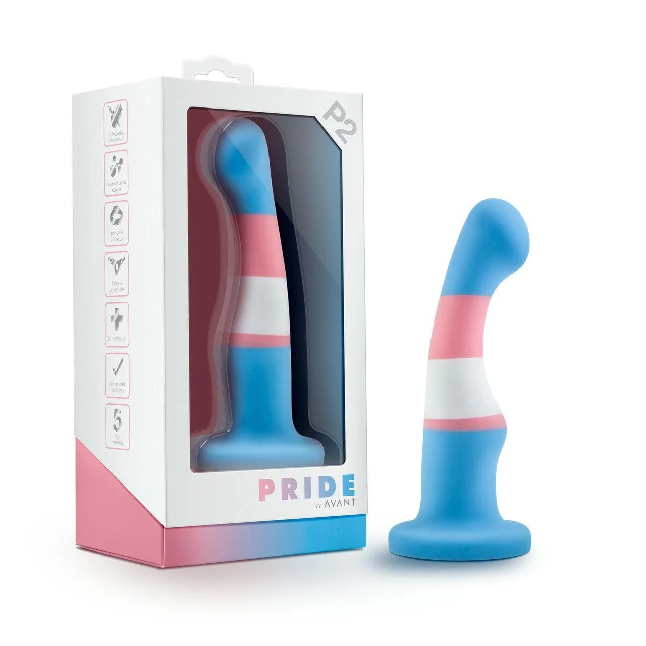Blush Avant True Blue Pride P2 Dildo