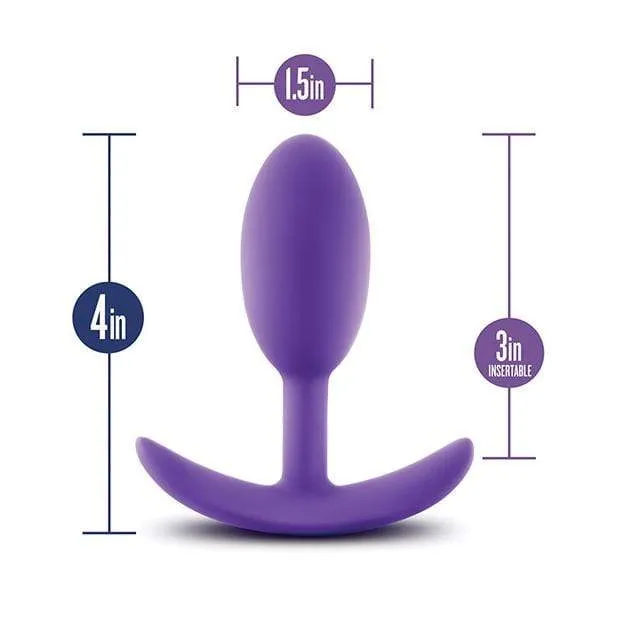 Blush Novelties - Luxe Wearable Vibra Slim Anal Plug Small & Medium