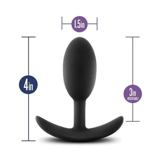 Blush Novelties - Luxe Wearable Vibra Slim Anal Plug Small & Medium