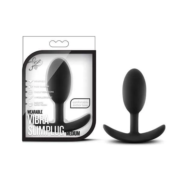 Blush Novelties - Luxe Wearable Vibra Slim Anal Plug Small & Medium