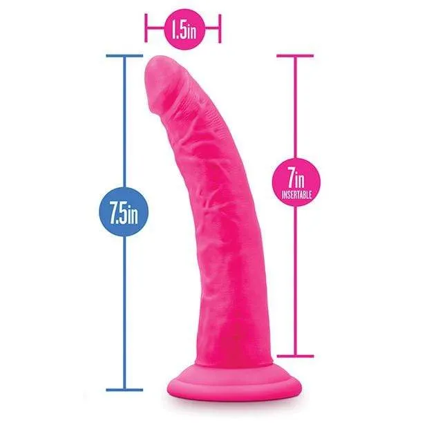 Blush Novelties - Neo Elite Silicone Dual Density Cock 7.5 (Pink)