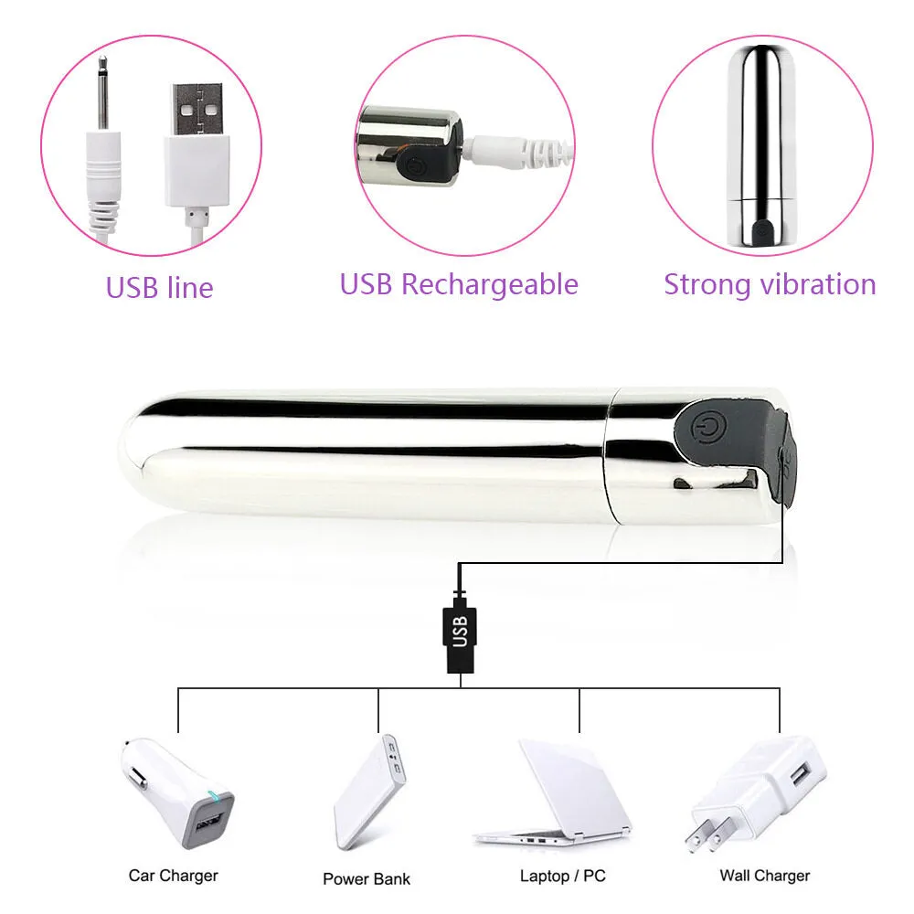 Bullet Vibrating Multiple Frequency Modes Mini Vibrator
