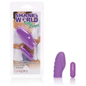 California Exotics - Shane's World Finger Tingler Vibrator (Purple)