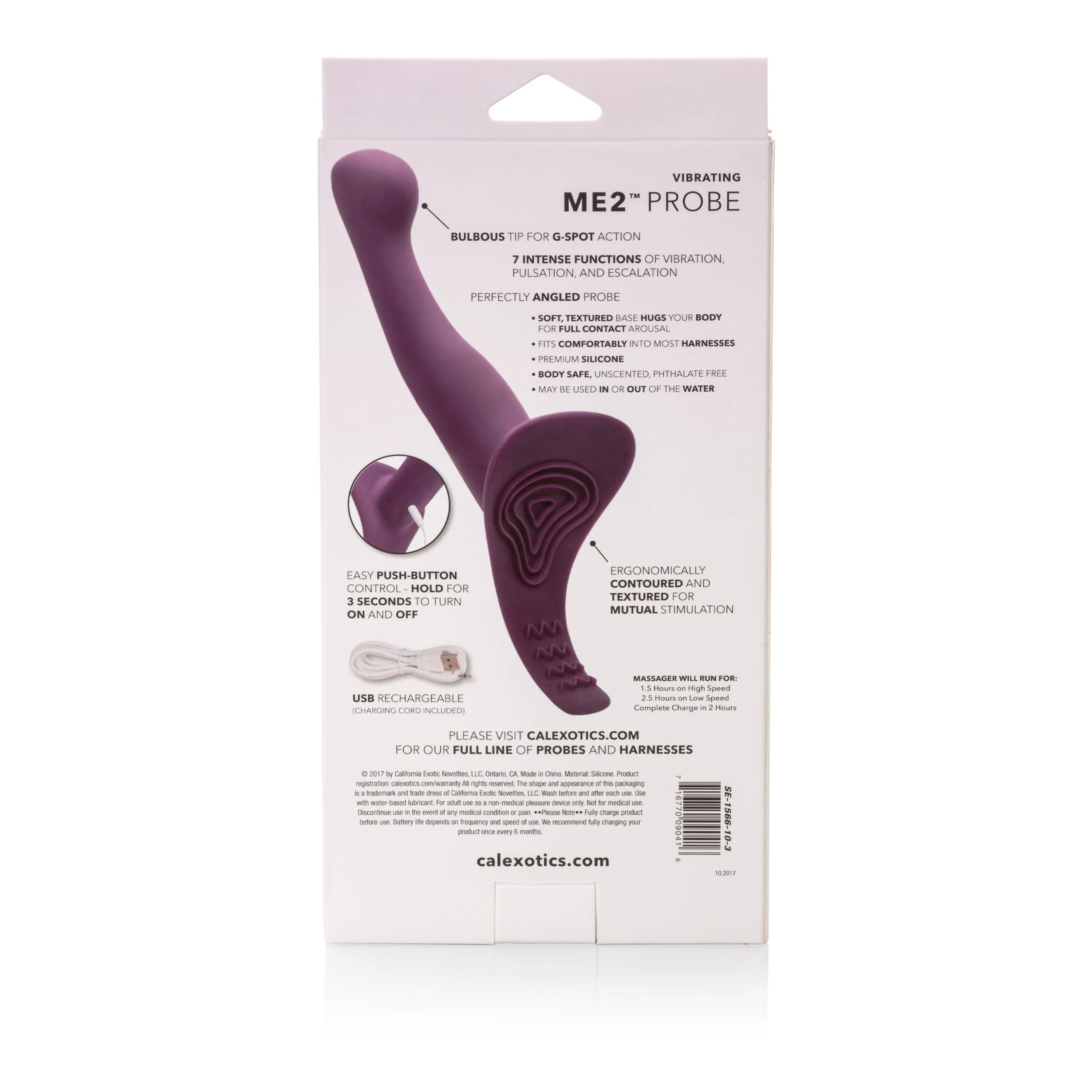 California Exotics - Vibrating ME2 Vibrating Probe Prostate Massager (Purple)