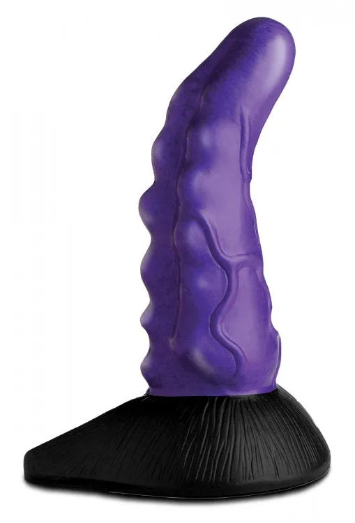 Creature Cocks Orion Invader Veiny Space Alien Silicone Dildo - Purple/Black