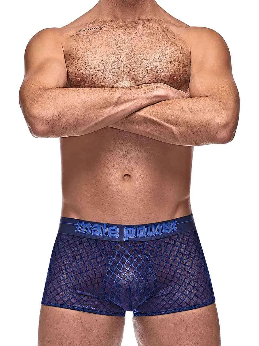 Diamond Mesh Mini Short Blue SM