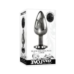Evolved Black Gem Anal Plug Large