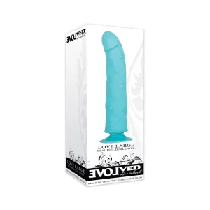 Evolved Love Large Dildo - Blue