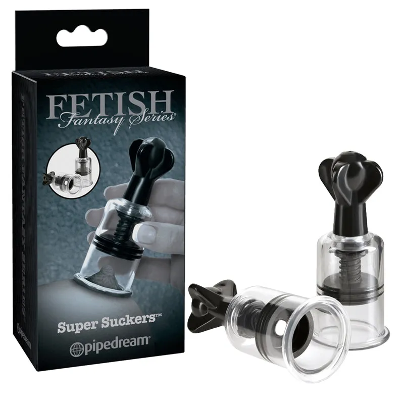 Fetish Fantasy Series Limited Edition Super Suckers Clear/Black