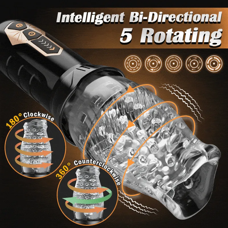 GAWK GAWK 3000 Male Rose Toy Blowjob 5 Rotation Auto Masturbator