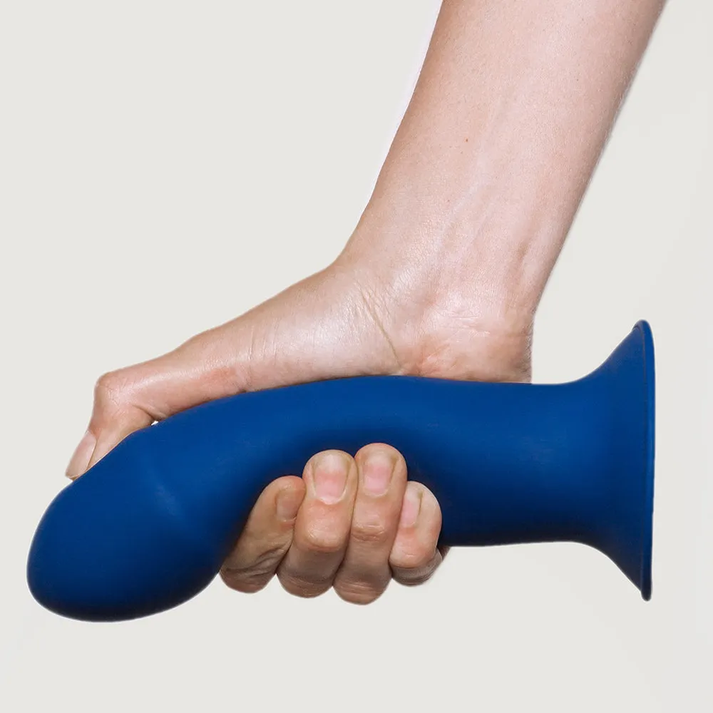 HITSENS 1 BLUE 7 Silicone Flexible Dildo Suction Cup Dong