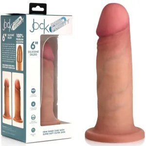 Jock 6 Dual Density Silicone Dildo Realistic Dong Suction Cup Couples Sex Toy