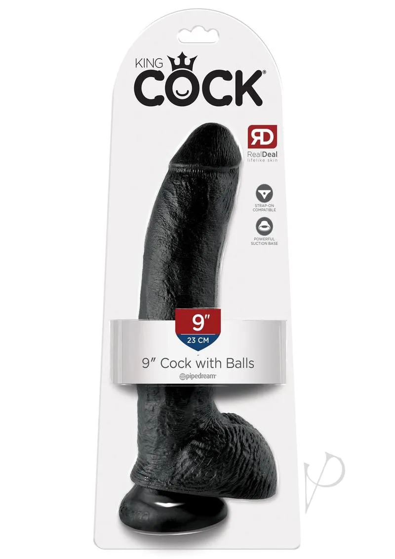 Kc 9 Cock W/balls Black