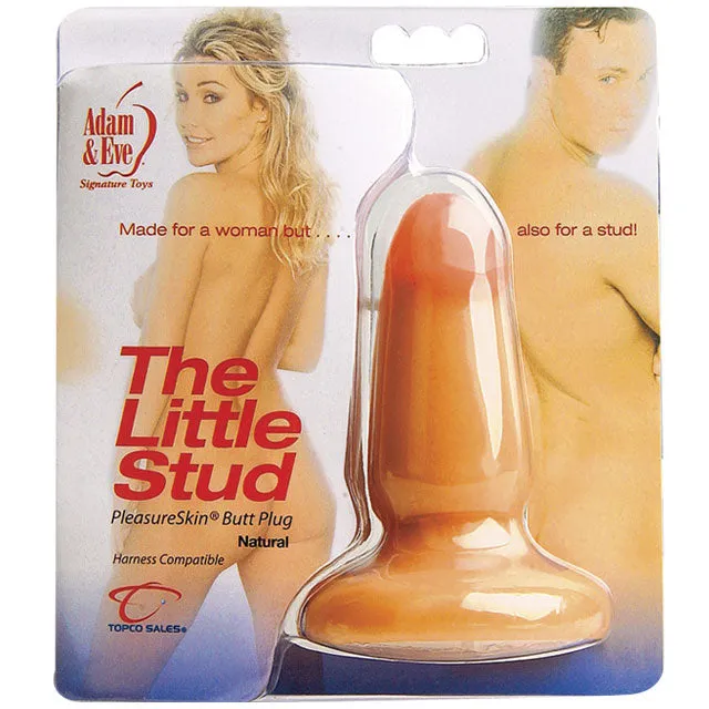 Little Stud Pleasure Skin Butt Plug Nat.