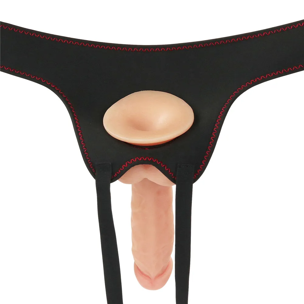 Lovetoy Ingen Easy Strap On Set Vibrating 7.5 Dildo Harness Set Couples Sex Toy