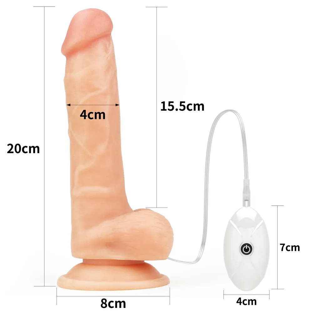 Lovetoy Ingen Easy Strap On Set Vibrating 7.5 Dildo Harness Set Couples Sex Toy