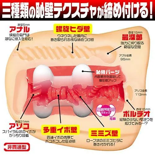 Magic Eyes - Kabejiri Dual Hole Masturbator