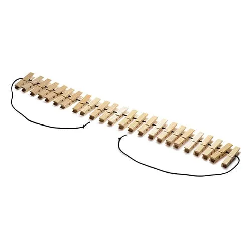 Master Series - Firecracker Clothespin Body Zipper BDSM (Brown)