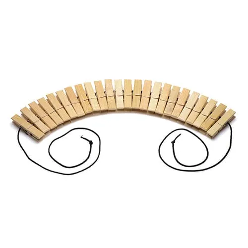 Master Series - Firecracker Clothespin Body Zipper BDSM (Brown)
