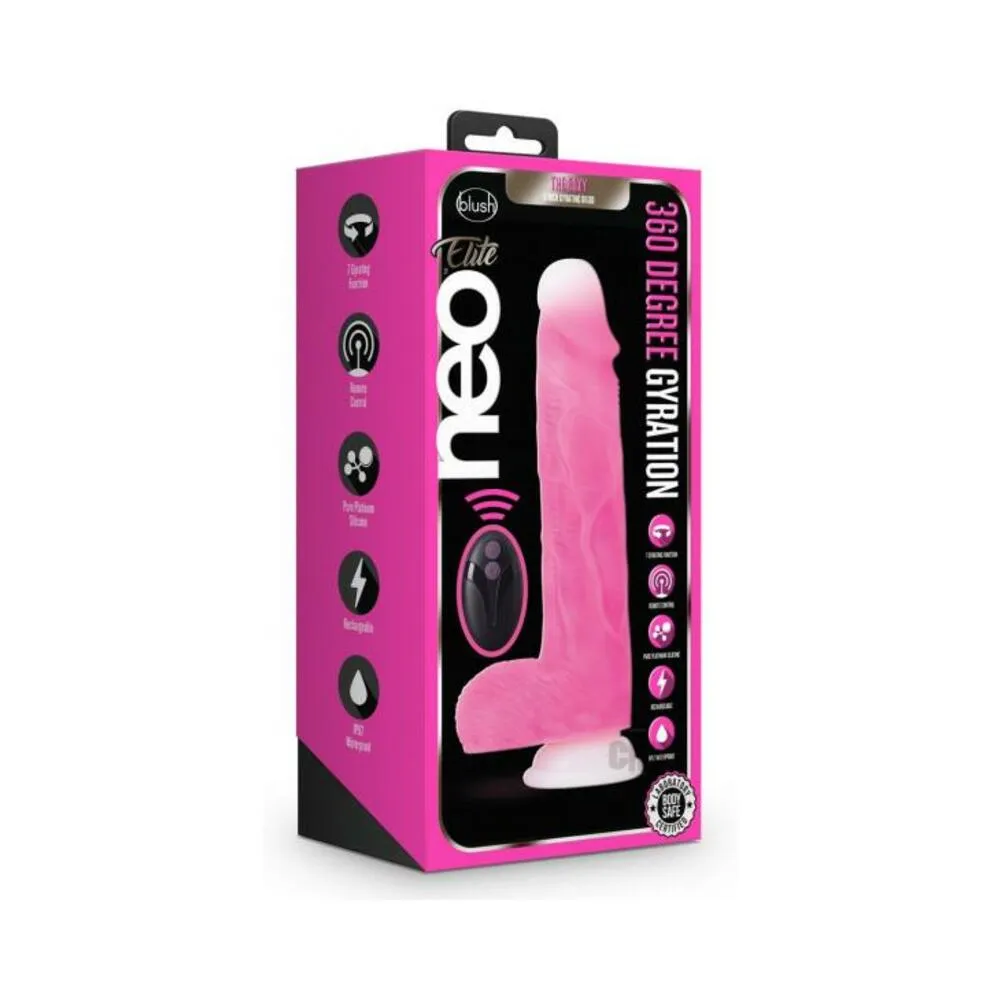 Neo Elite - Roxy - 8-inch Gyrating Dildo - Pink