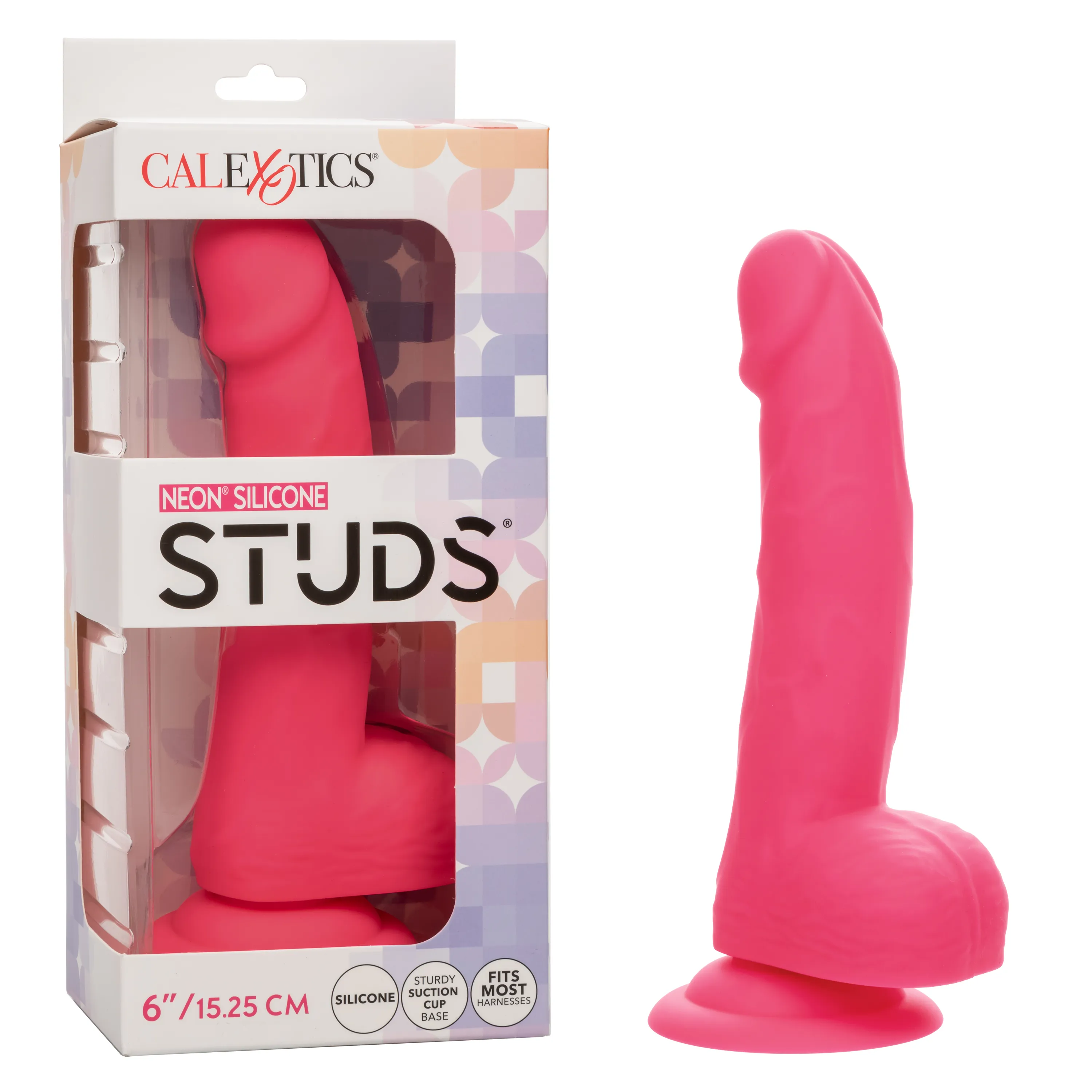 NeonÂ® Silicone StudsÂ® 6/15.25 cm - Pink 7/17.75cm