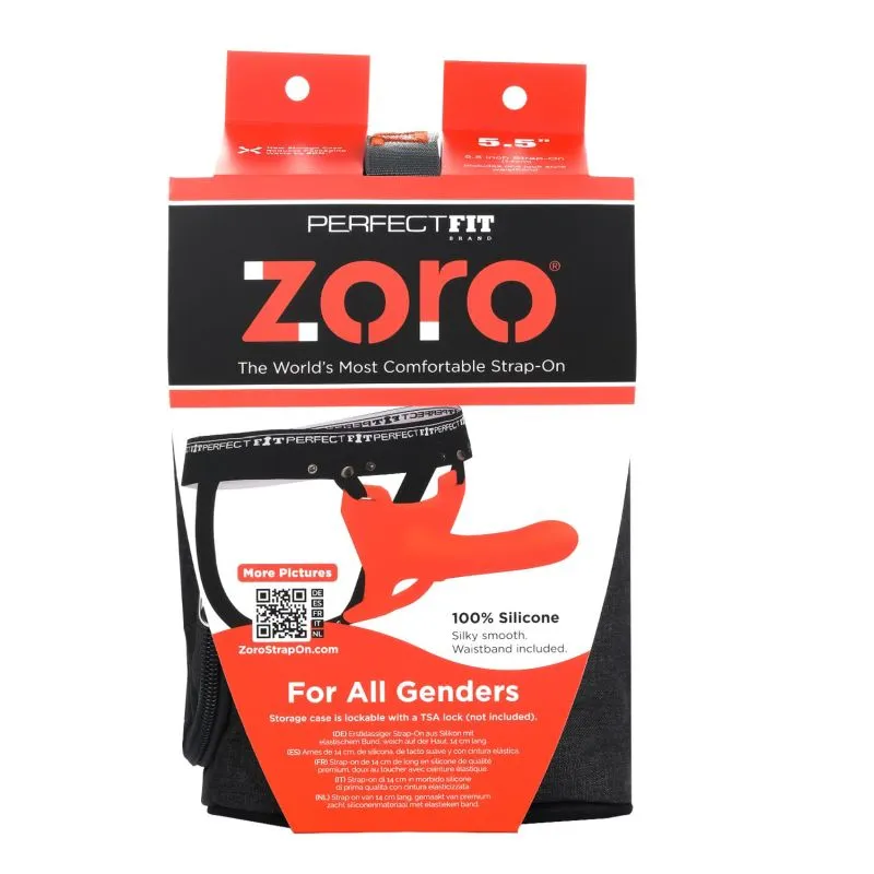 Perfect Fit Zoro Strap-On 5.5 Dildo Harness Couples Gender Neutral Sex Toy
