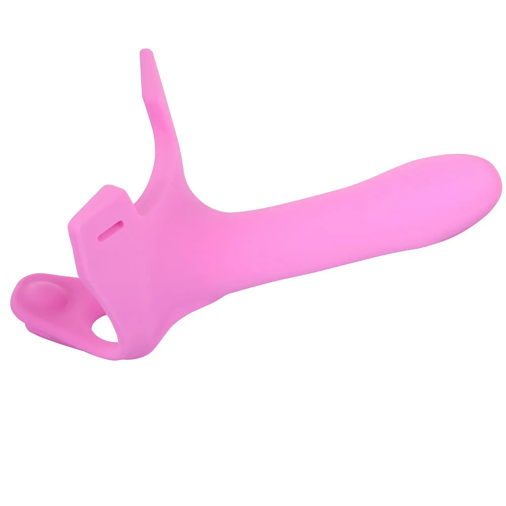 Perfect Fit Zoro Strap-On 6.5 Dildo Harness Couples Gender Neutral Sex Toy Pink