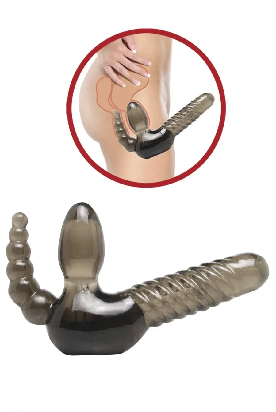 Pipedream Products Fetish Fantasy Strapless Strap-On with Anal Stimulator