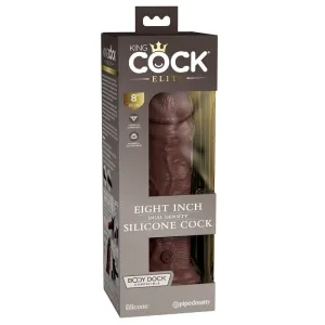 Pipedream Products King Cock Elite 8 Silicone Cock Brown