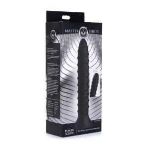 Power Screw 10X Spiral Silicone Vibrator
