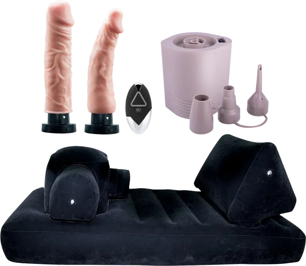 Premium Inflatable Bed with Velvet Surface