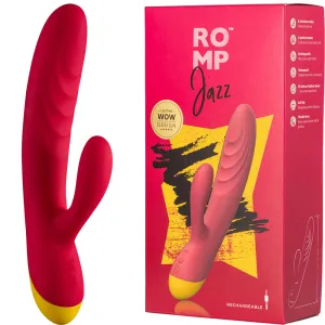 Romp Jazz Ribbed G Spot Rabbit Vibrator USB Rechargeable