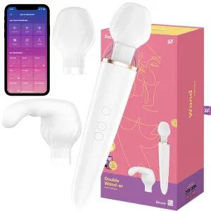 Satisfyer Double Wand-er Clitoral Massager & G-Spot Vibrator Dual Head
