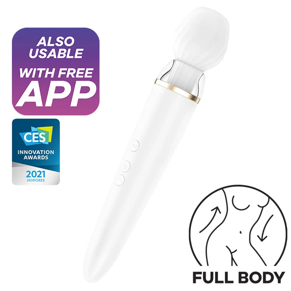 Satisfyer Double Wand-er Clitoral Massager & G-Spot Vibrator Dual Head
