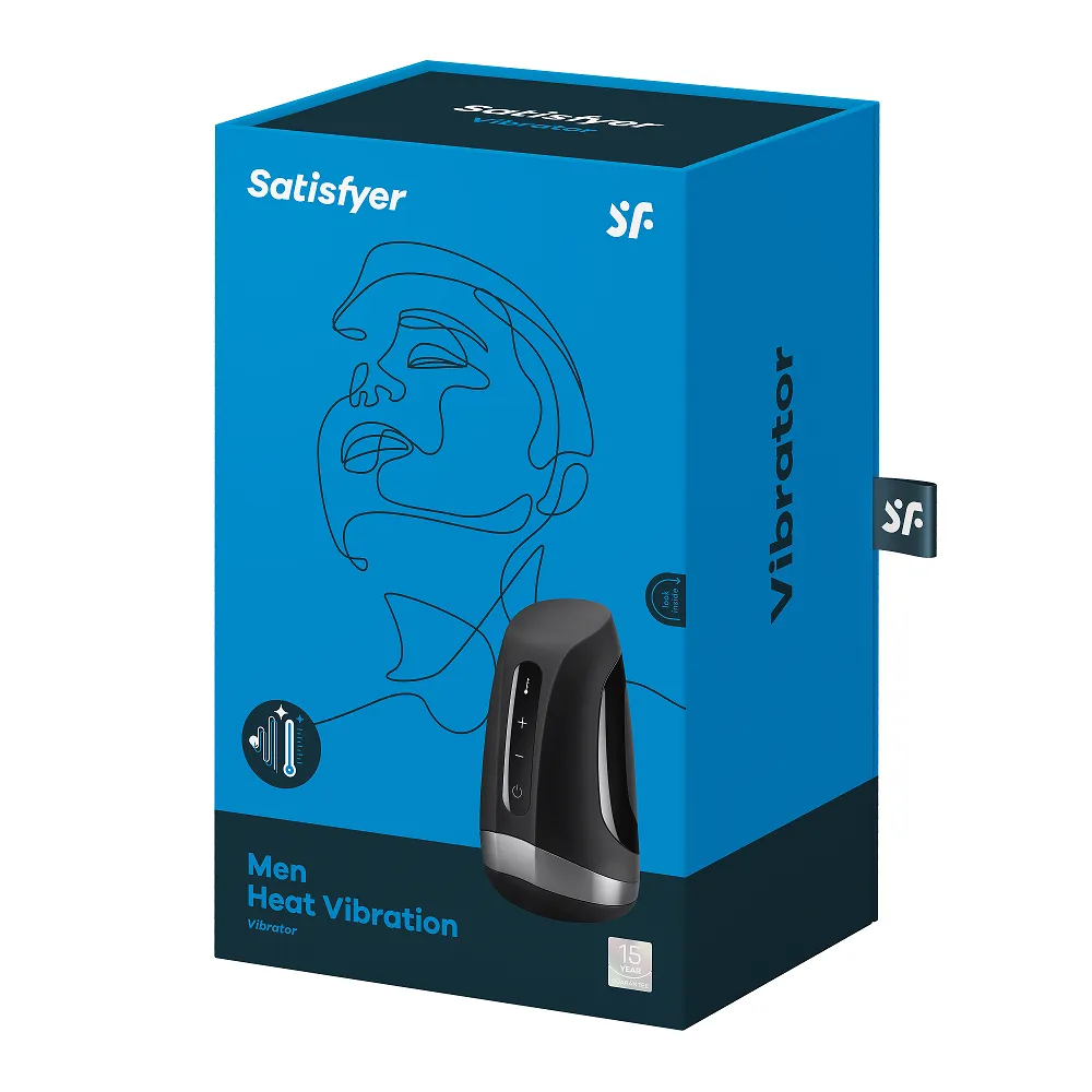 Satisfyer Men Heat Vibration Black 6C