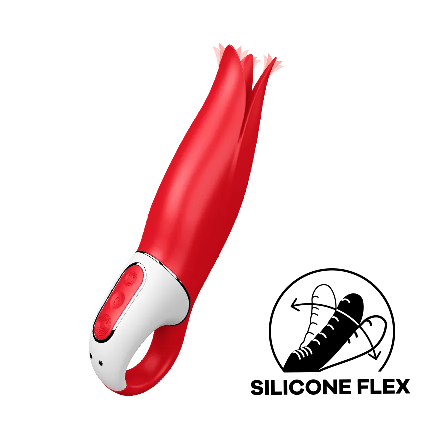 Satisfyer - Power Flower Clit Massager (Red)