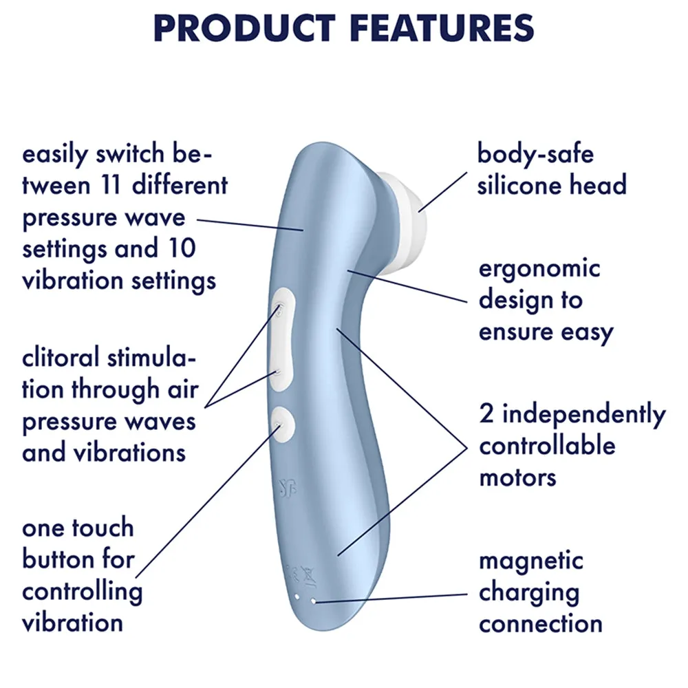 Satisfyer Pro 2  Gen 2 Air Pulse Clitoral Stimulator Sucker Vibrator USB Sex Toy
