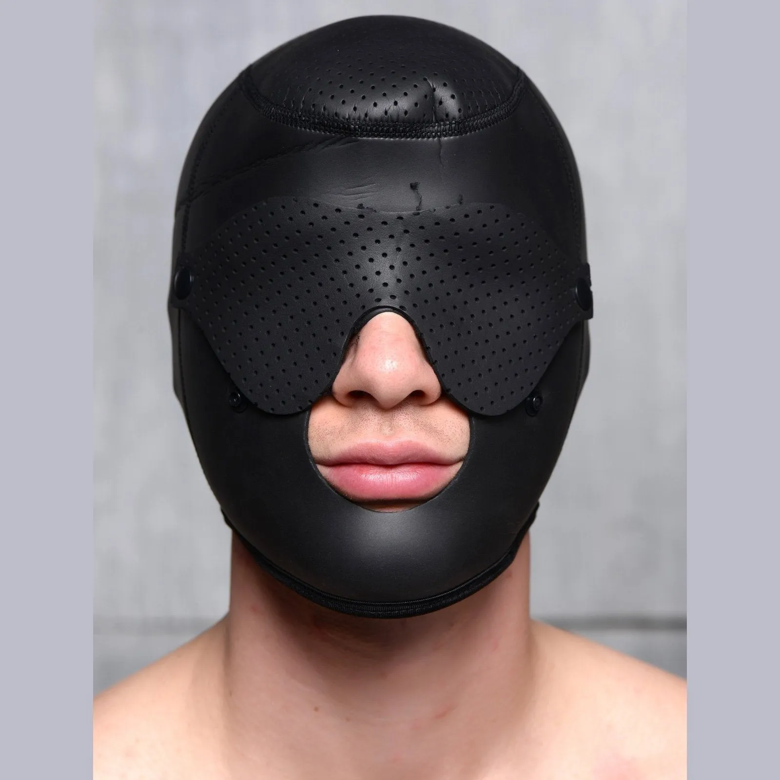 Scorpion Hood With Removable Blindfold And Face Mask