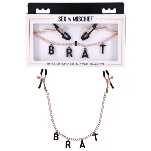 Sex & Mischief Brat Charmed Nipple Clamps