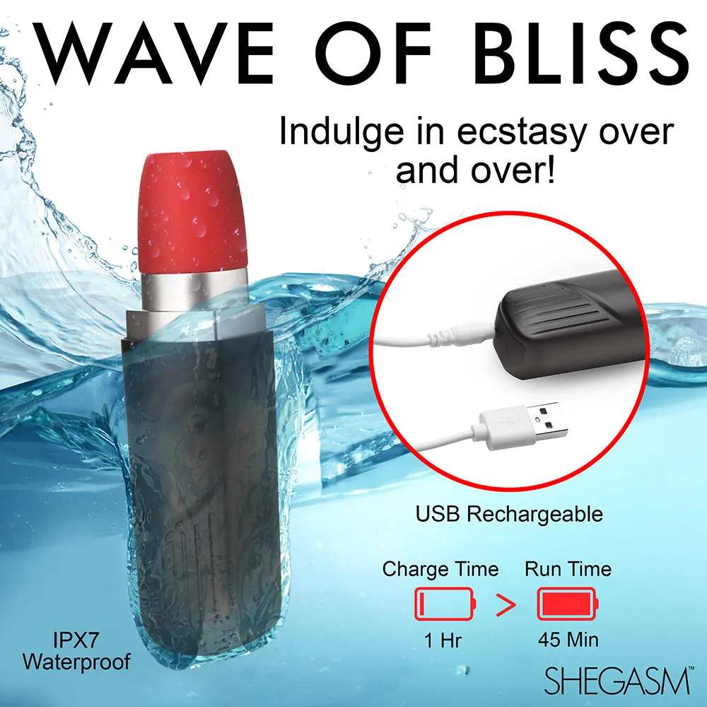Shegasm Pocket Pucker 9X Silicone Lipstick Clit Stimulator