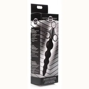 Silicone Graduated Beads Lubricant Launcher Black