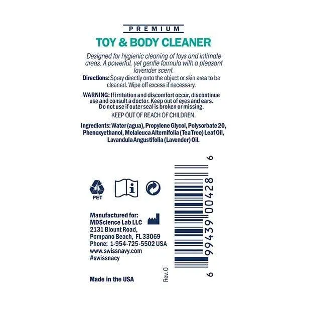 Swiss Navy - Premium Toy and Body Cleaner