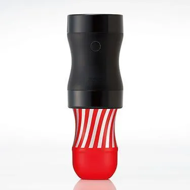 Tenga - Rechargeable Hands Free Gyro Roller Masturbator (Black)