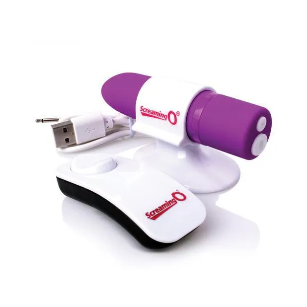 The Screaming O - Charged Postive Remote Control Rechargeable Bullet Vibrator