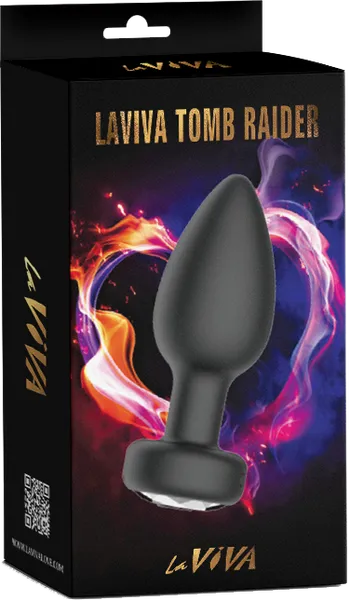 Tomb Raider App Control Butt Plug (Black)