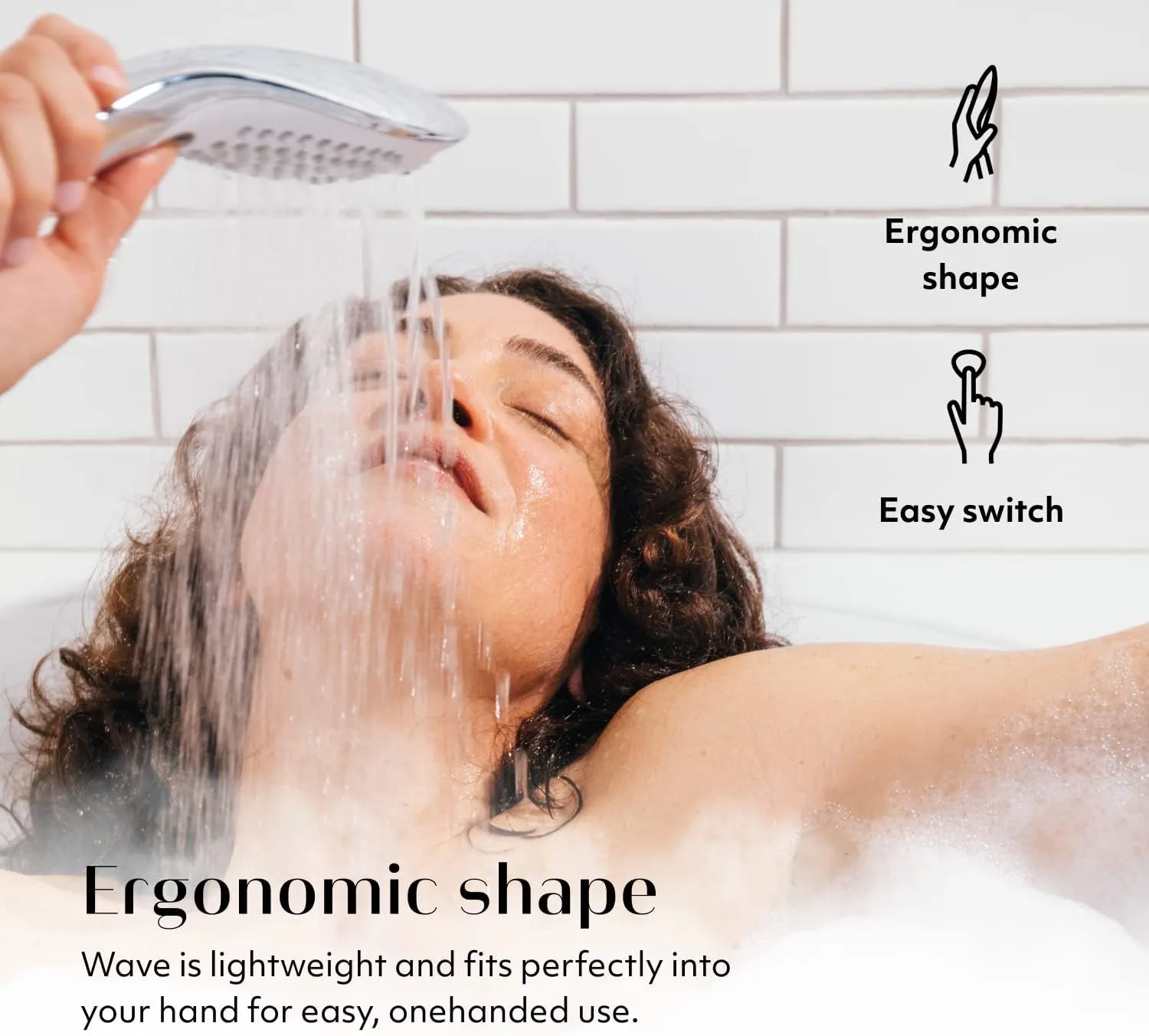 Womanizer Wave Clitoral Stimulation Shower Head Black