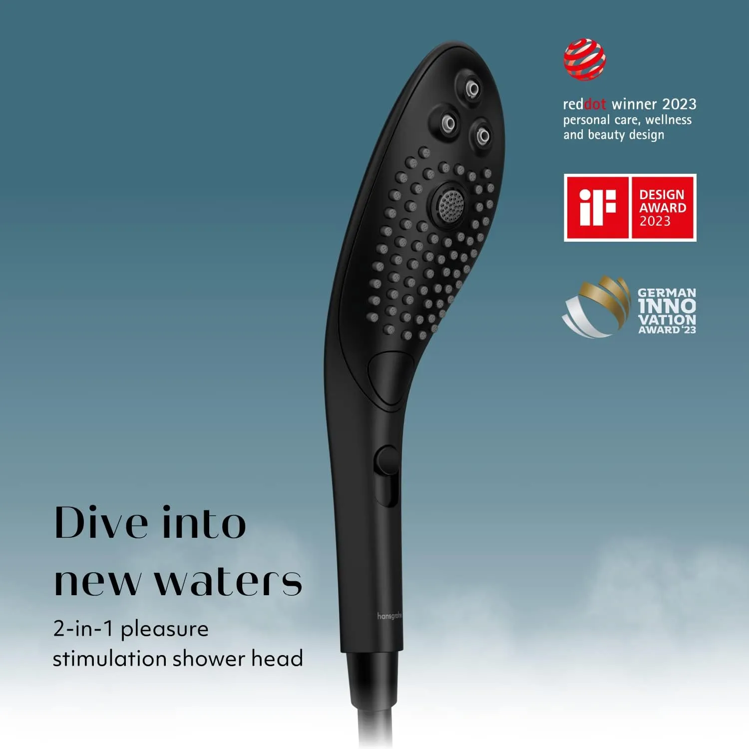 Womanizer Wave Clitoral Stimulation Shower Head Black